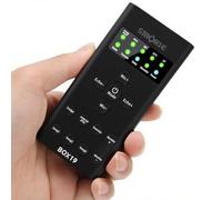 Carte son professionnelle en direct, mixeur audio Bluetooth 5.3 avec changeur de voix magique et suppression du bruit, carte son USB-C portable pour streaming/karaoké/enregistrement sur PC/iOS/Android