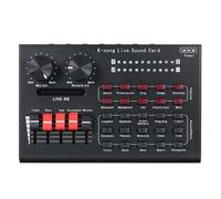 Carte son stéréo, mélangeur Audio multi-usages, Port Audio, enregistrement en direct, Compatible avec tablette, ordinateur portable, téléphone portable