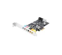 Carte Son Stéréo PCI-Express X1 pour PC, Convertisseur de Volume Audio pour Ordinateur de Bureau
