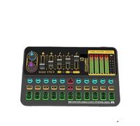 Carte son Streaming en direct Mixeur de Téléphone Enregistrement studio Echo Bass Mini carte Contrôle Console mixage sonore Dj Stéréo