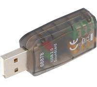 Carte son USB 2.0 pour connecter un microphone et des écouteurs