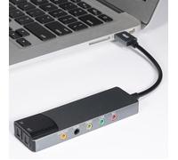 Carte Son USB 7.1 5.1 Canaux Audio Externe Carte SPDIF Optique pour le Prof Lot B7,Style 1
