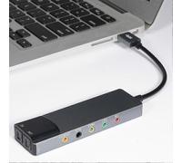 Carte son USB 7.1/5.1 canaux, carte audio externe SPDIF optique pour PC Compute 26s