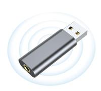 Carte son USB - Adaptateur audio USB externe, USB vers prise de 3,5 mm | Adaptateur de casque USB, carte son USB haute fidélité pour PC, ordinateur portable, carte de