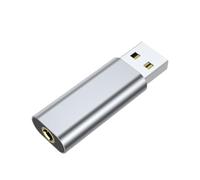 Carte Son USB - Adaptateur Externe Plug and Play 3,5 mm pour Ordinateur Portable, Casque USB sans Pilote, Adaptateur de Jeu Universel, Audio USB pour et Plus Encore