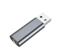 Carte son USB - AXB 3,5 mm l'adaptateur USB avec configuration plug and play | Convertisseur d'interface audio compact pour ordinateur portable, casque, casque de jeu, entrée microphone, lecture