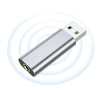 Carte Son USB - Carte Son Externe 3,5 mm pour Ordinateur Portable Plug and | Adaptateur Universel pour Casque USB, Audio USB Gratuit pour Jeux, League of Legend, Casque