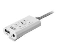 Mars Gaming MSC2W Blanc, Carte Son USB Externe 7.1, PS5/PS4/PC/MAC/SWITCH