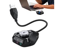 Carte son USB générique | Amplificateur externe de type C - Adaptateur pour casque USB Jack 3,5 Mm, pour contrôle du volume casque haut-parleur studio maison guitare podcast jeu d'enregistrement Mus