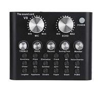 Carte Son USB Professionnelle Externe pour PC pour la Diffusion en Direct, Adaptateur Audio Hi-FI avec Fonction Bluetooth, 7 méthodes de Connexion Effets sonores Multiples