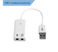 Carte son USB Virtual 7.1 3D externe,adaptateur audio USB vers Jack 3.5mm,écouteur Micphone,carte son pour ordinateur portable,ordinateur portable