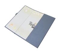 Carte Souvenir de Retraite Noire en Papier, Grand Espace Signatures | Décoration pour Restaurant ou Bureau, Souvenir Solide, Design Livre D’or, Réduit L’installation et Limite les Bavures D’encre
