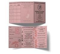 18 ans Permis de la majorité Rose G