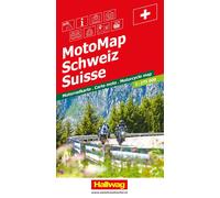 Carte spéciale motard - Suisse | Hallwag - MotoMaps