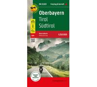 Carte spéciale moto - Haute-Bavière, Tyrol, Sud-Tyrol | Freytag & Berndt