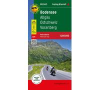Carte spéciale moto - Lac de Constance, Allgäu, Suisse Est, Vorarlberg | Freytag & Berndt