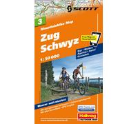 Carte spéciale VTT n° WKM.03 - Zoug, Schwyz (Suisse) | Hallwag