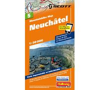 Carte spéciale VTT n° WKM.05 - Neuchâtel (Suisse) | Hallwag