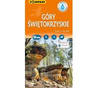 Carte stratifiée des montagnes de Świętokrzyskie 1:60 000