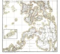 Carte sud des lignes télégraphiques militaires des Philippines de 1902