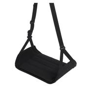 Carte suspendue pour pieds, hangat debout d'avion, hamac sur pied, patio de hamac d'avion réglable avec base de support amovible : barres de revêtement confortables, vol long et long de