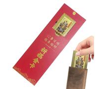 Carte Tai Sui 2025 - Année serpent - | Carte de prière dorée Tai Sui 2025 - Protection sûre pour apporter richesse et trésor