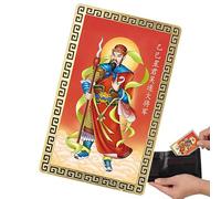 Carte Tai Sui 2025 | chinoise traditionnelle chinoise pour éliminer le mal et apporter de la chance, cartes dorées Tai Sui pour la fête des mères, le Nouvel An chinois