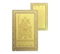 Carte Tai Sui 2026 - Carte Tai Sui 2026 en cuivre - Collection de trésor de richesse de Bouddha de tradition chinoise pour l'année du cheval, décoration d'intérieur, bénédiction et bonne chance