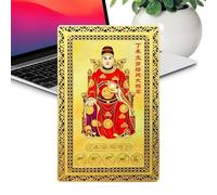 Carte Tai Sui Année De La Chèvre Symbole Métallique Bénédiction Prospérité