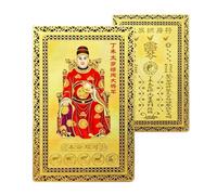 Carte Tai Sui Année De La Chèvre Symbole Métallique Bénédiction Prospérité
