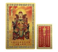 Carte Tai Sui - Décoration d'intérieur générale du cheval 2026, portefeuille portable pour le Nouvel An, pour adultes, hommes, femmes, voyage, vacances, festival, richesse, harmonie, prospérité