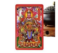 Carte Tai Sui du Nouvel An chinois - Cartes de bénédiction 2026 - Jeton de protection traditionnel de fortune | Breloque de transport pour hommes, femmes, garçons, jeunes, adolescents, athlètes