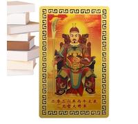 Carte Tai Sui en métal 2026 | Décoration portable chinoise en cuivre doré | Porte chance - Pour homme, maman, papa, grand-mère, grand-père, épouse, fils, fille, famille, amis,