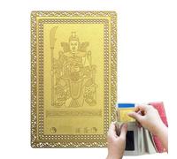 Carte Tai Sui Tradition chinoise - Carte de succès Tai Sui 2026 en cuivre | Collection chinoise de prière, Bouddha, trésor de richesse, , bénédiction année du cheval, décoration