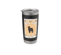 Carte Tarot Le Chien Berger des Carpates Céleste Galaxie Gobelet isotherme en acier inoxydable double paroi