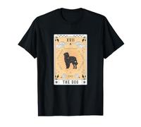 Carte Tarot Le Chien Berger des Carpates Céleste Galaxie T-Shirt Graphique avec Valeur