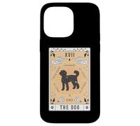 Carte Tarot Le Chien Labradoodle Céleste Galaxie Coque pour iPhone 14 Pro Max