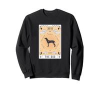 Carte Tarot Le Chien Porcelaine Céleste Galaxie Sweatshirt