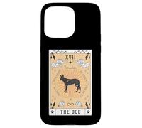 Carte Tarot Le Chien Tamaskan Céleste Galaxie Coque pour iPhone 15 Pro Max