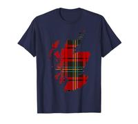 Carte Tartan de l'Écosse T-Shirt
