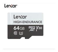 Carte TF MicroSD Lexar 64GB U3 V30 UHS-I-Blanche+Noir Noir G