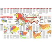 Carte thématique de l'Union soviétique de 1990