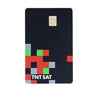 Carte tntsat à Puce renouvellement pour 4 Ans pour Reception TNT Gratuite pour decodeur recepteur Satellite Astra 19.2 (Carte à Puce Format Carte à Credit)
