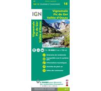 Carte TOP 75 n° 18 - Vignemale, Pic de Ger & Vallée d'Ossau (Pyrénées) | IGN