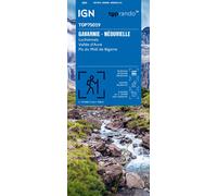 Carte TOP 75 n° 19 - Gavarnie, Luchon, Néouvielle, Vallée d'Aure & Pic de Midi de Bigorre (Pyrénées) | IGN