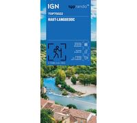 Carte TOP 75 n° 22 - Haut Languedoc | IGN