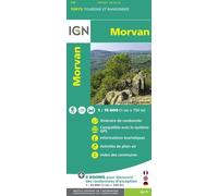 Carte TOP 75 n° 25 - Morvan | IGN