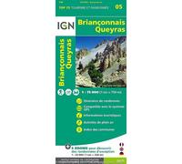 Carte TOP 75 n° 5 - Briançonnais & Queyras (Alpes) | IGN