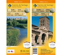 Carte topographique - Camino de Santiago (Camino Frances) : Boadilla-Mansilla | CNIG