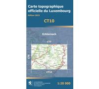 Carte topographique CT10 - Echternach (Grand-Duché de Luxembourg)